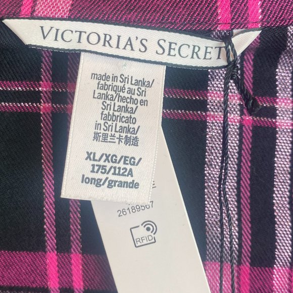 Victoria's Secret Pink and Black Plaid Pajama Set - Picture 7 of 9